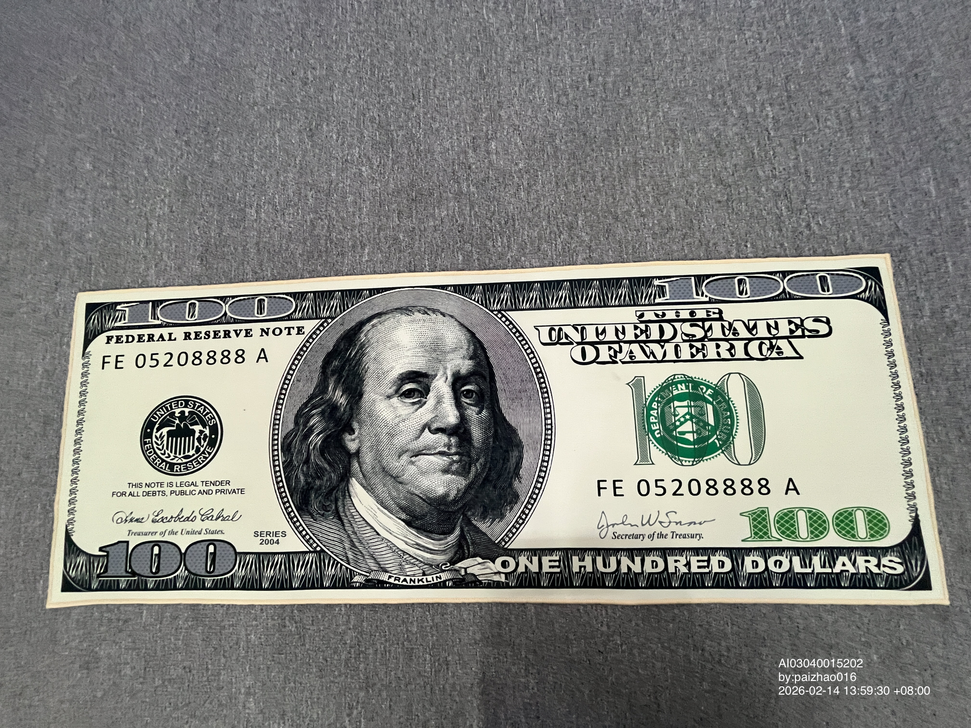 QC Photo - Cash Pile