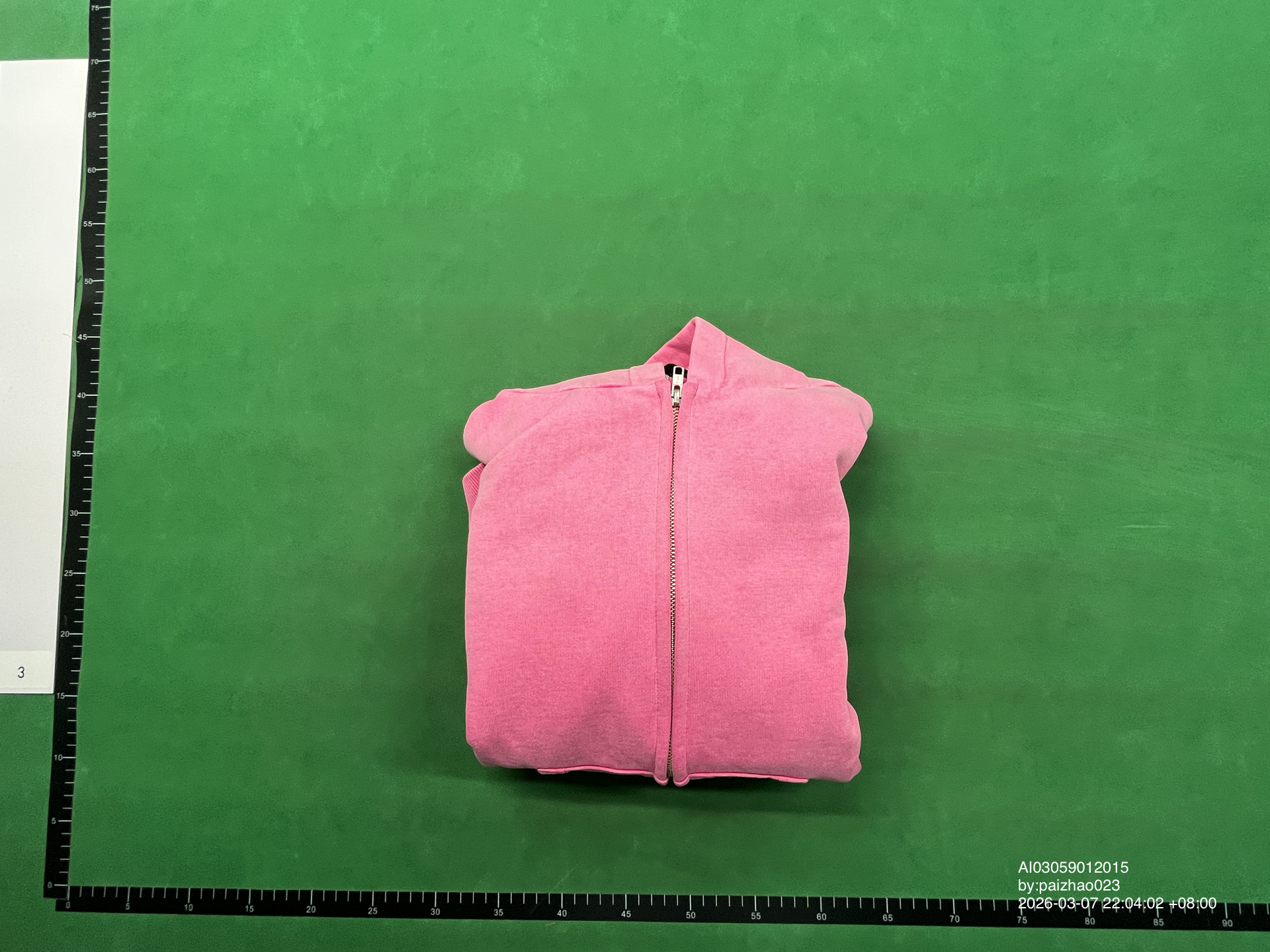 Union Kingdom Cotton Polar Fleece Boxy Cropped Fit Washed Zip-u 480gsm