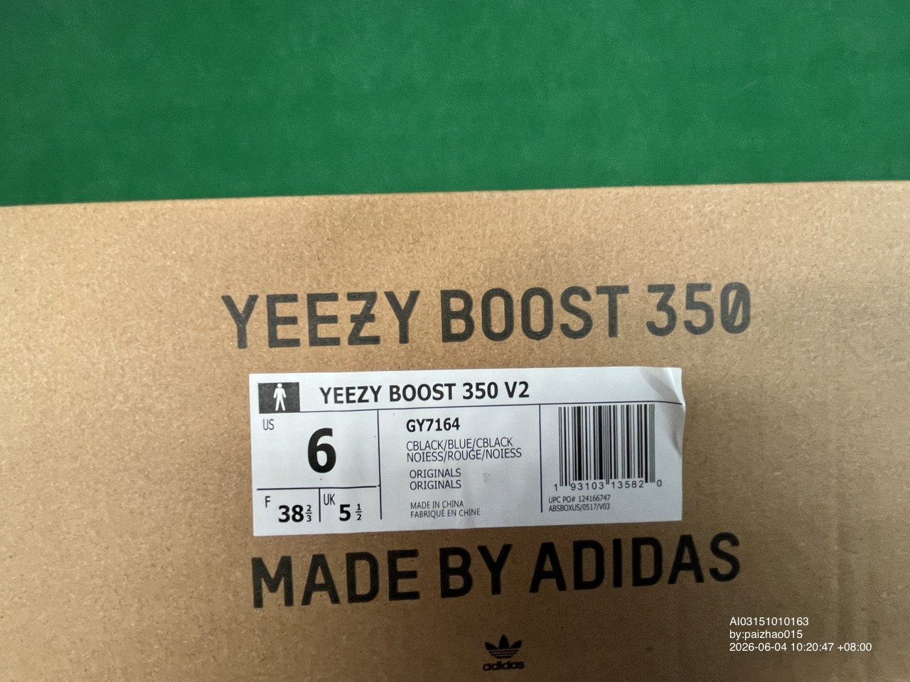尺码:US6